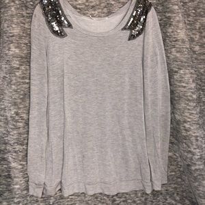 Maurices shoulder patch long sleeve shirt